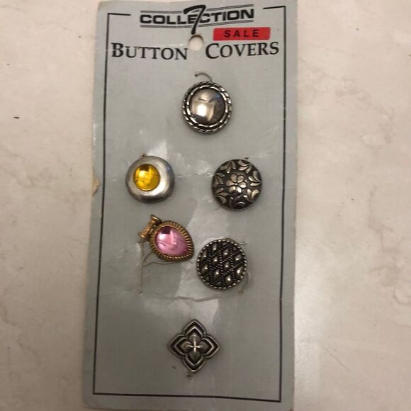 Vintage Button Covers - Picture 1 of 2